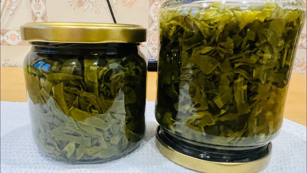 Щавель на зиму. Первая консервация.