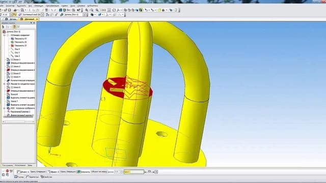 Простановка размеров и обозначений на 3d Моделе
