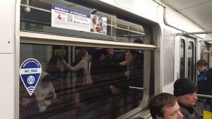 Метро Санкт-Петербурга. Перегон Садовая - Звенигородская на метропоезде 81-540/541 «Номерной»