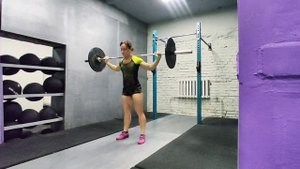 Жим рывковым хватом из-за головы / Snatch grip press behind the neck