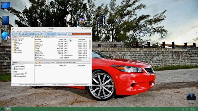 Как создать образ ISO с помощью программи UltraISO [stiker] смотреть онлайн