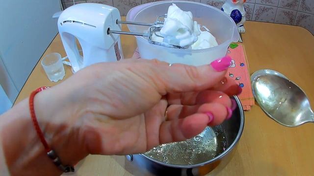 БЕЛКОВО -ЗАВАРНОЙ крем РУЧНЫМ миксером ! ИТАЛЬЯНСКАЯ меренга /Italian MERENGA /Olya konditer смотреть онлайн