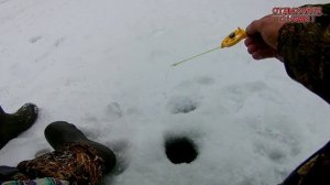 Зимняя рыбалка на реке Свияга - новые возможности и уловы.