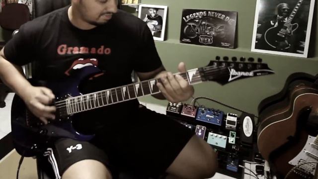 Ibanez RG 370 Rx + Bogner Burnley + DIG strymon dual delay. смотреть онлайн