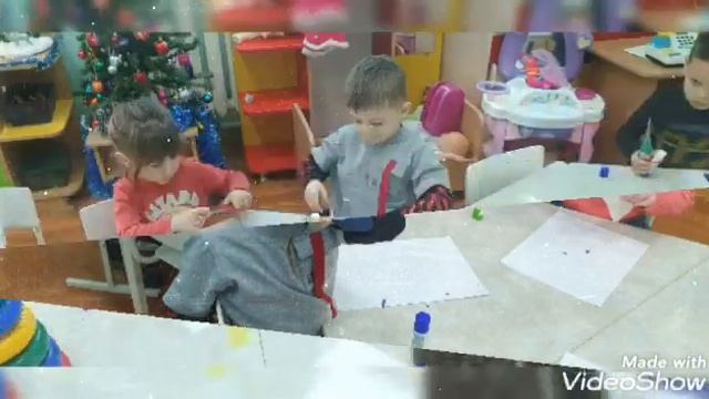 Аппликация "Пирамидка". Средняя группа. Воспитатель Кайшева Ольга Викторовна. смотреть онлайн