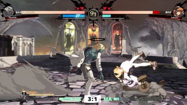 GGST ▰ DEB (#1 Ranked Happy Chaos) vs Lament (#3 Ranked May). Guilty Gear Strive