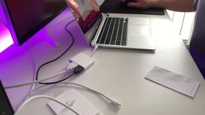 Адаптер Apple USB Type-C Digital AV Multiport (MUF82ZM/A) адаптер НЕ работает с монитором 4к60г  М1