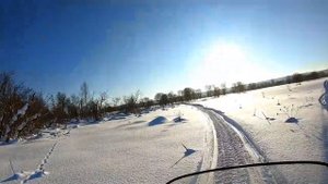 Поездка в избушку на снегоходе Yamaha viking  / отдых на природе / shed in a woods / camping