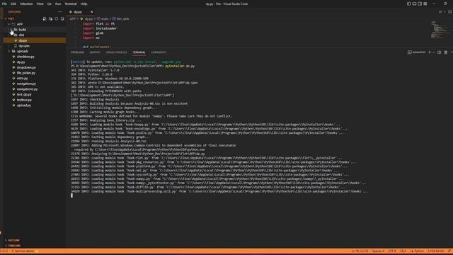 Flutter apps in Python | App Packaging