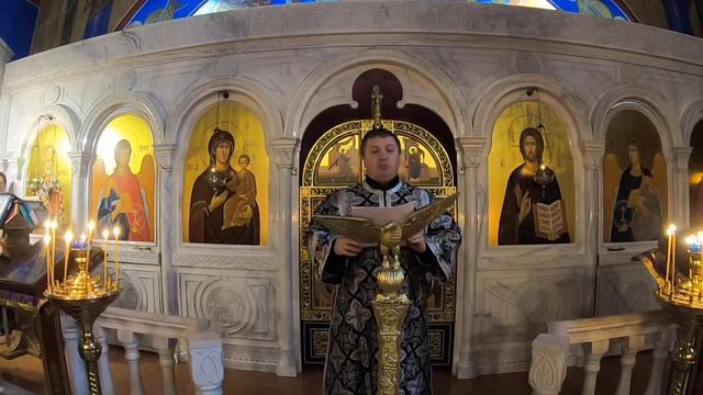 Литургия Преждеосвященных Даров с комментарием 15-04-22. смотреть онлайн