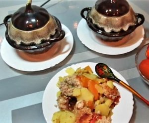 Овощи в горшочках  Готовим ТОПИНАМБУР  Вкусно и полезно!