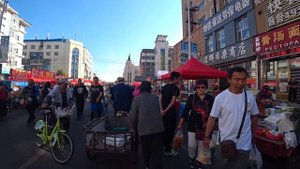 г. ХЭЙХЭ! (КИТАЙ) 2019 г. Утренний РЫНОК. часть 1-я.