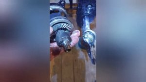 Лодочный мотор Нисан марине 5 л.с разборка редуктора.