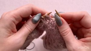 Убавление петель для закругления горловины переда