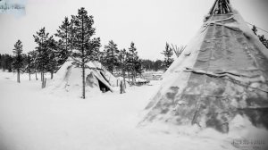 Саамская деревня Ловозеро январь 2016