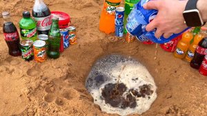 Big Coca Cola, Monster, Fanta, Pepsi, Mtn Dew, Many Soft Drinks and Mentos