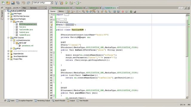 RESTful Web Servisleri / JAX-RS { Bölüm II } смотреть онлайн