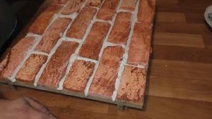 Затирка швов плитки под старый кирпич 1
