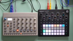 Ambient mini jam on the Elektron Model:Cycles and Novation Circuit Tracks
