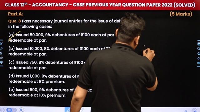 Class 12 Accountancy CBSE 2022 - Previous Year Questions (Set 1 Solved) | Solved Paper | Board Exam