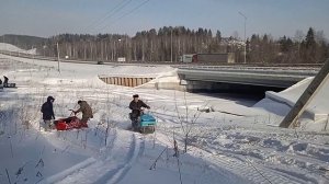 Бершеть, встреча самодельных снегоходов 21.02.21год