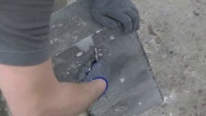 Колхозное испытание на прочность обычного ПЕНОБЛОКА без фибры.