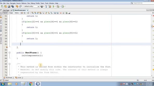 Tic Tac Toe In Java By Using NetBeans (Logics with easy explanation) (part 2) смотреть онлайн