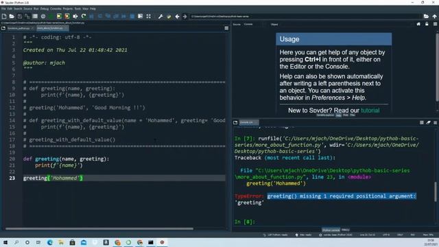 Function in Python | Functions Example in Python | Python Tutorial for Beginners