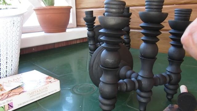 Подсвечник, имитация металла! Украшаем камин! смотреть онлайн