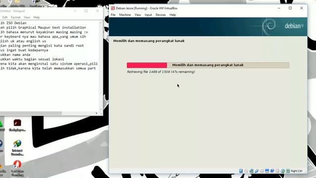 Tutorial cara menginstal Debian 8 (Jessie) di Virtualbox Full Installation смотреть онлайн