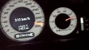 разгон mercedes w211 - разогнал мерседес до 320 кмч на автобан
