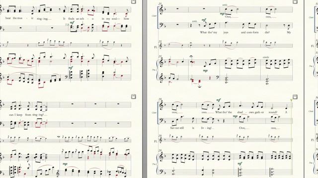 How Can I Keep from Singing? for SATB Choir, Flute and Piano, by Daniel Carter смотреть онлайн