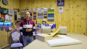 Как сделать ПУФИК- БАНКЕТКУ в каретной стяжке своими руками. Михаил Теремков