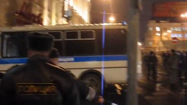 Триумфальная площадь. 31 октября 2011 года.