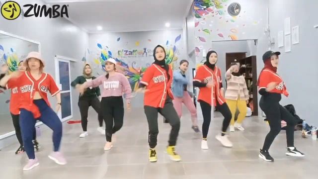 Zumba Class D'zaffer Studio - Ride it Choreo by ZJ Nita Erlita | Dancing with ZIN Ugy смотреть онлайн