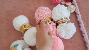 Букет из пряжи. Отличный подарок для тех, кто вяжет.
