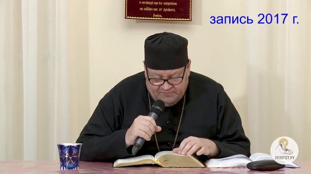 «Святое Евангелие. Толкование святых отцов» с протоиереем Олегом Стеняевым (Глава 14) смотреть онлайн