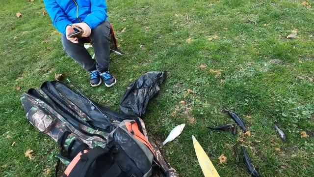 рыбалка на неккаре  с берега на попловок бычки удочку гнут angeln fishing