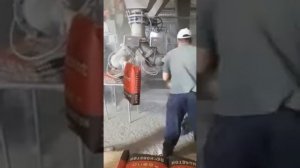 Как мы фасуем цемент дешево. Фасовка сухой смеси.