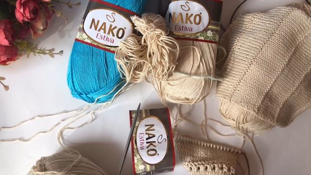 Обзор пряжи Нако. Nako Estiva. Летняя пряжа. Хлопок / бамбук