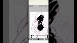 как не закрашивать контур в ibis paint x на телефоне