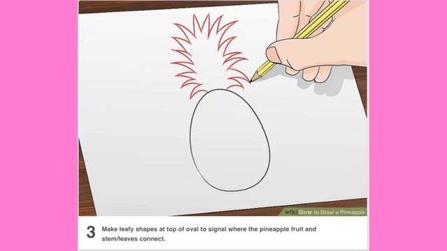 Learning how to draw a pineapple through wikihow смотреть онлайн