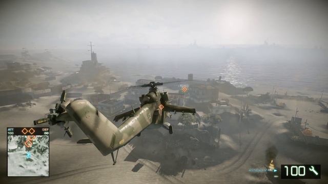 Battlefield Bad Company 2 ( No Commentary MI 24 Hind Gameplay ) смотреть онлайн