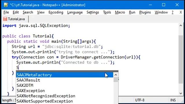 Console Login Application Tutorial Part 2 of 3 | JDBC + SQLite3 Tutorial | Tecq Mate