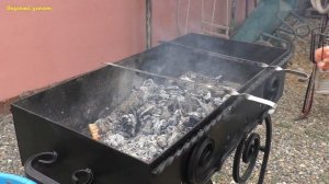Сочный шашлык из курицы в томатно-пикантном маринаде на мангале