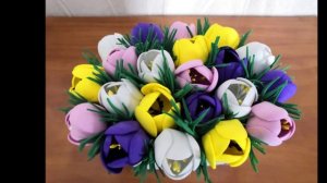 Фоамиран цветы обзор.