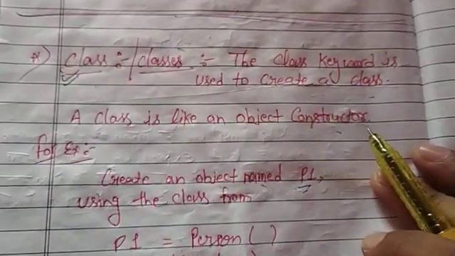 Import and class keyword in Python