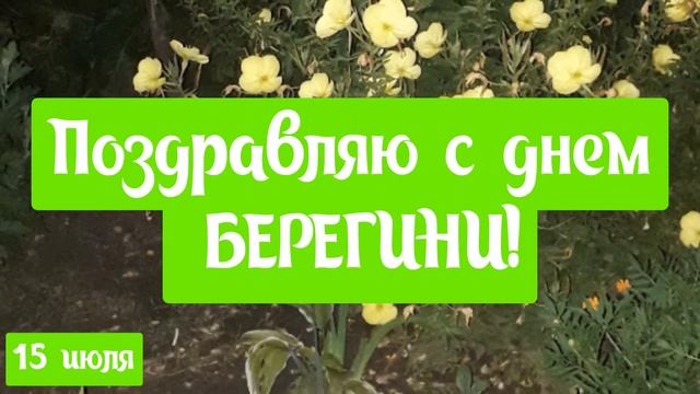 САМОЕ КРАСИВОЕ ПОЗДРАВЛЕНИЕ С ДНЕМ БЕРЕГИНИ 15 ИЮЛЯ ПРАЗДНИК