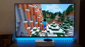 Minecraft Gameplay Xbox Series S (4K HDR Upscaling) 28 Chunks