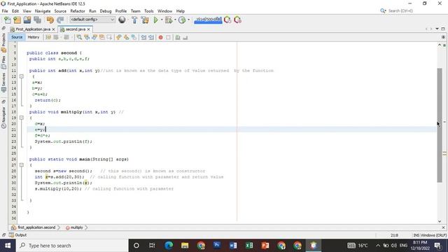 JAVA Apache Netbeans video 2